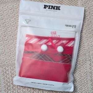 PINK Victoria's Secret Red Panties Set
